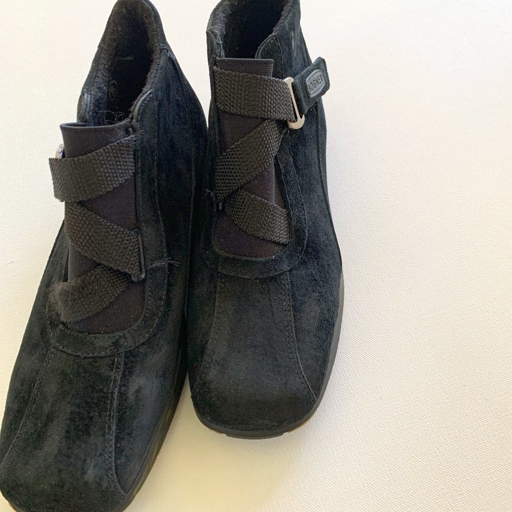 Bogner Black Ankle  Boots Size 9 1/2B Women's